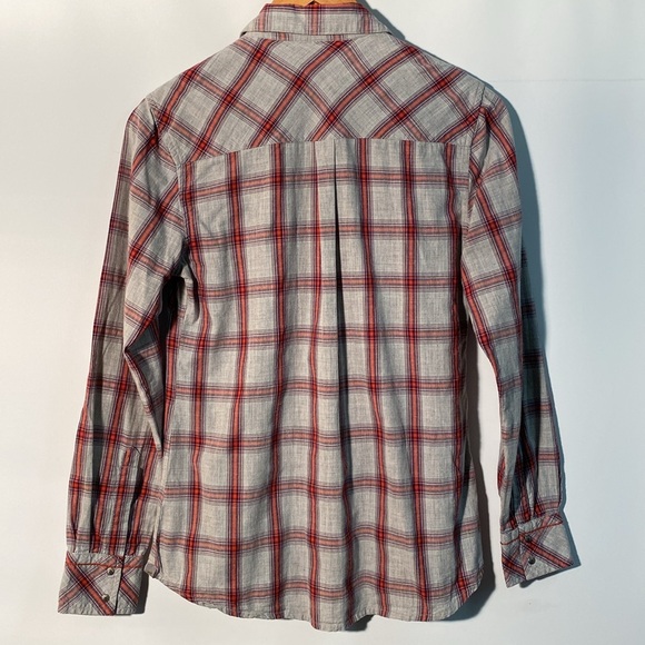 Horny Toad - 100% organic cotton plaid shirt. Size XS - Picture 2 of 10